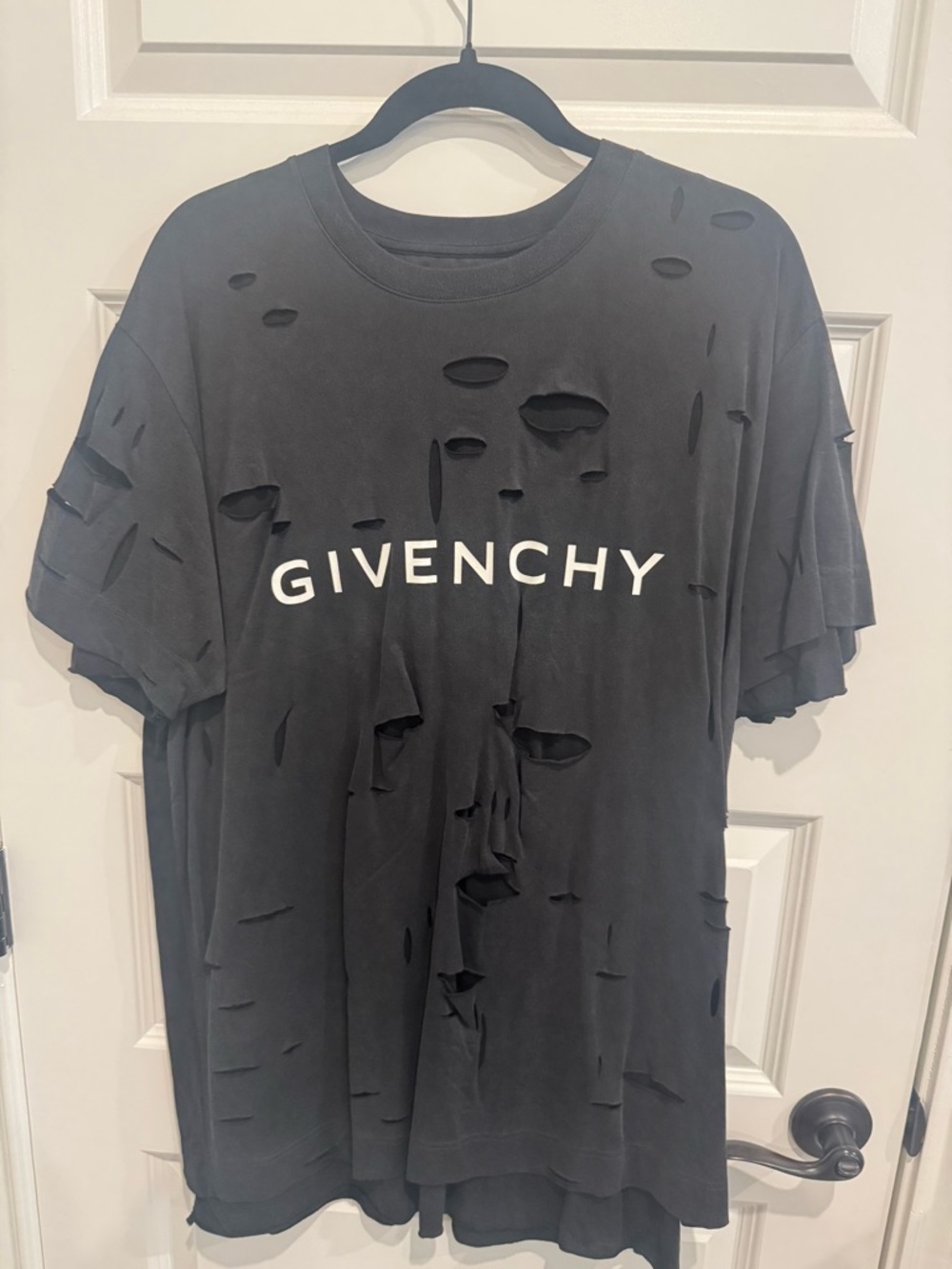 Givenchy Black Logo Crewneck Tee